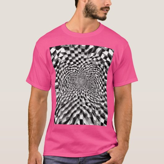 T-shirt Illusion 3D à partir d'une image plane (Devant)