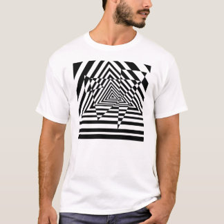 T-shirt Illusion de essai de casino de triangles