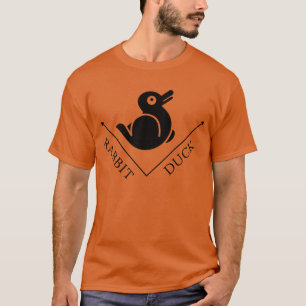 T-shirt Illusion de lapin de canard