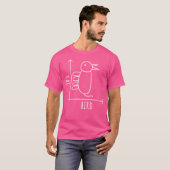 T-shirt Illusion d'oiseau de chat Funny Wittgenstein Philo (Devant entier)