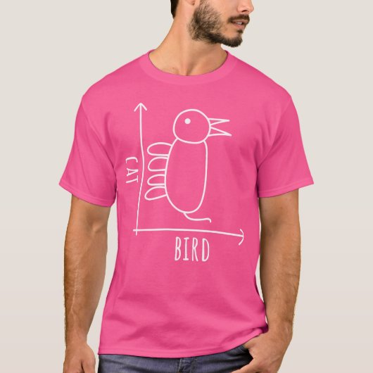 T-shirt Illusion d'oiseau de chat Funny Wittgenstein Philo (Devant)