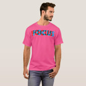 T-shirt Illusion optique de focus (Devant entier)