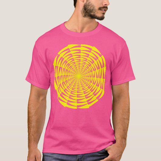 T-shirt Illusion optique de vortex (Devant)
