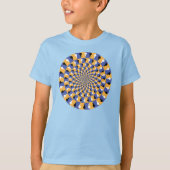 T-shirt Illusion optique folle - Cercle infini (Devant)