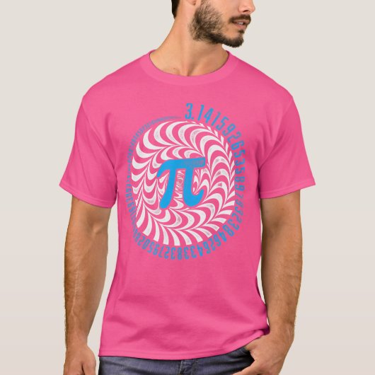 T-shirt Illusion optique Géométrie Pi Math Science Stem 3 (Devant)