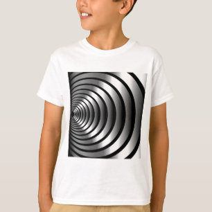 T-shirt Illusion optique métallique