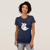 T-shirt Illusion optique - oiseau ou lapin ? (Devant entier)