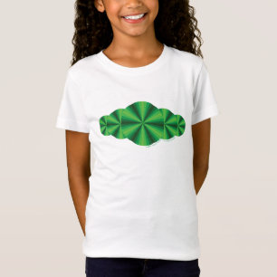 T-Shirt Illusion optique Vert Enfant et Chemise lumière bé