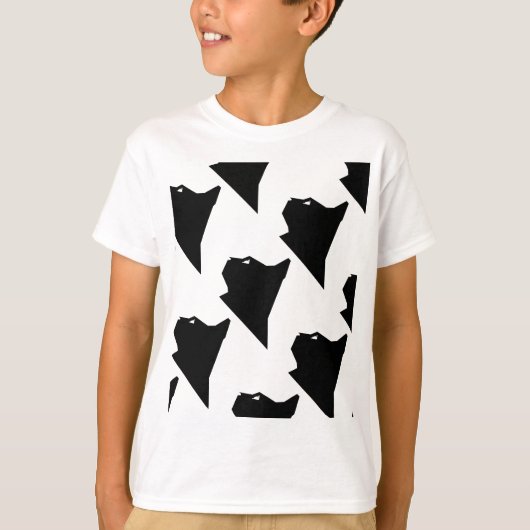 T-shirt illustrant le chat (Devant)