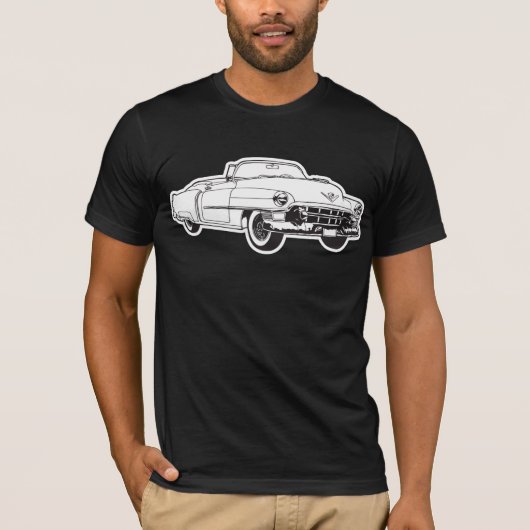T-shirt Illustration 1953 de convertible de la série 62 de (Devant)
