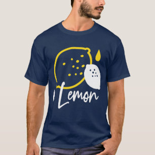 T-shirt Illustration Abstraite au citron - Art des agrumes