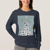 T-shirt Illustration Abstraite de Chien dalmate (Devant)