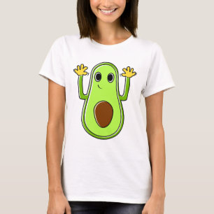 T-shirt Illustration amusante du dessin animé Avocado