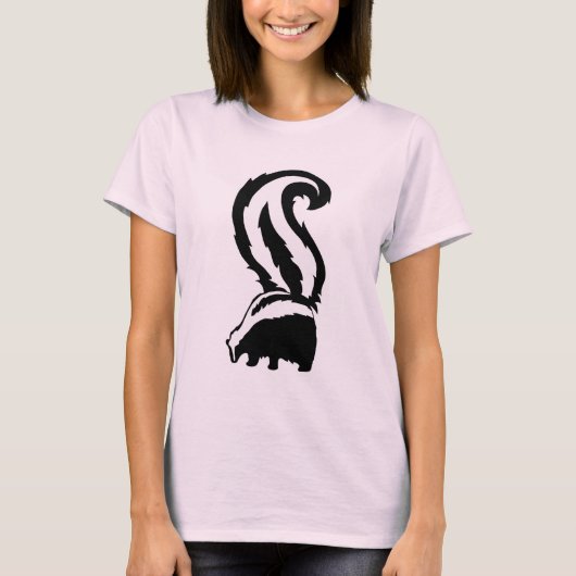 T-shirt Illustration audacieuse et mignonne de mouffette (Devant)