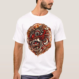 T-shirt illustration Barong balinais