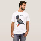 T-shirt Illustration Bateleur Eagle (Devant entier)