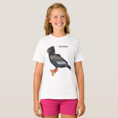 T-shirt Illustration Bateleur Eagle (Devant entier)