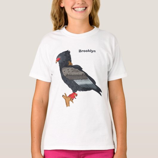 T-shirt Illustration Bateleur Eagle (Devant)