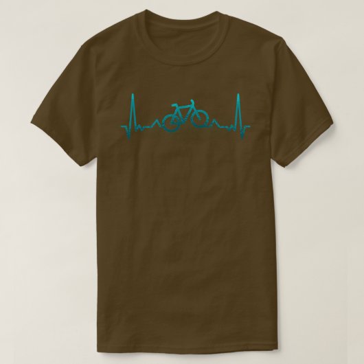 T-shirt Illustration Bike HeartBeat (Design devant)