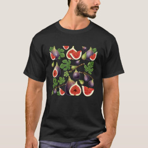 T-shirt Illustration botanique de fruits de figue Cottagec
