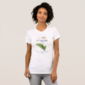 T-shirt Illustration botanique vintage (Devant entier)