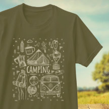 Illustration Camping Extérieur