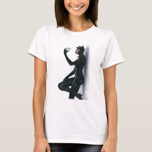 T-shirt Illustration Catwoman (Devant)