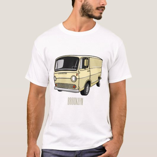 T-shirt Illustration classique de van (Devant)