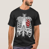 T-shirt Illustration complexe de la cage thoracique et du  (Devant)