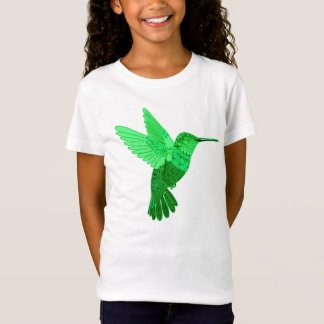 T-Shirt Illustration complexe du colibri vert