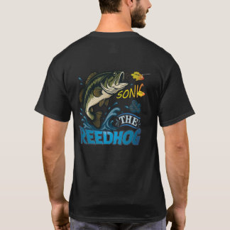 T-shirt Illustration d'Achigan à grande bouche Sonic & the
