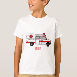 T-shirt Illustration d'ambulance