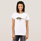 T-shirt Illustration d'Ankylosaurus (Devant entier)