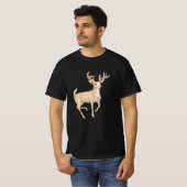 T-shirt Illustration d'Antler Deer (Devant entier)