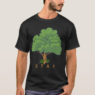 T-shirt Illustration d'arbre STAY Art de la nature positiv