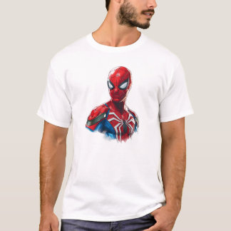 T-shirt Illustration d'art classique de Spider-man