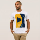 T-shirt illustration d'art spatial du projet Gemini (Devant entier)