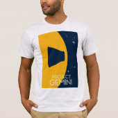 T-shirt illustration d'art spatial du projet Gemini (Devant)