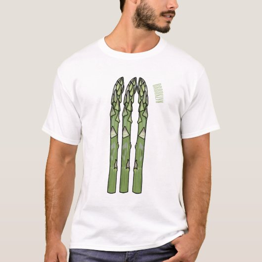 T-shirt Illustration d'Asparagus (Devant)