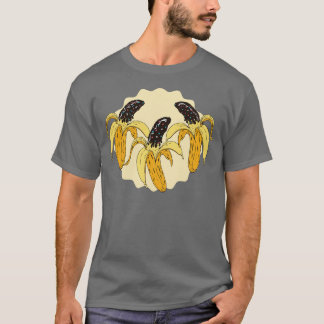 T-shirt Illustration de bananes au chocolat Banane au choc