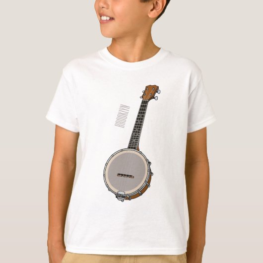 T-shirt Illustration de Banjo (Devant)