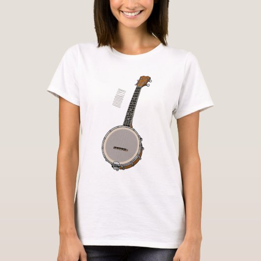 T-shirt Illustration de Banjo (Devant)