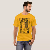 T-shirt Illustration de Beardsley : Bibliothèque de Pierro (Devant entier)
