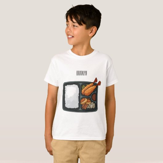 T-shirt Illustration de Bento (Devant entier)