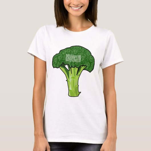 T-shirt Illustration de Broccoli (Devant)