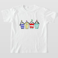 Illustration de cabane de plage colorée