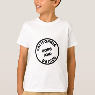 T-shirt Illustration de Californie d'origine et d'éducatio