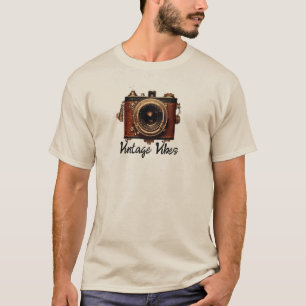 T-shirt Illustration de caméra vintage