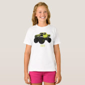 T-shirt Illustration de camion monstre (Devant entier)