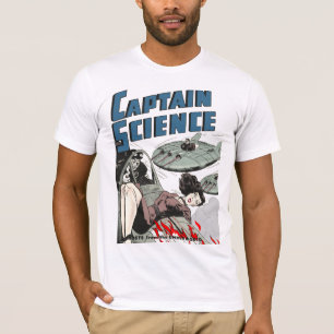 T-shirt Illustration de capitaine la Science #3
